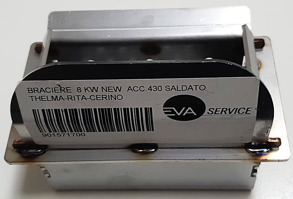 BRACIERE  8 KW NEW  ACC.430 SALDATO THELMA-RITA-CERINO