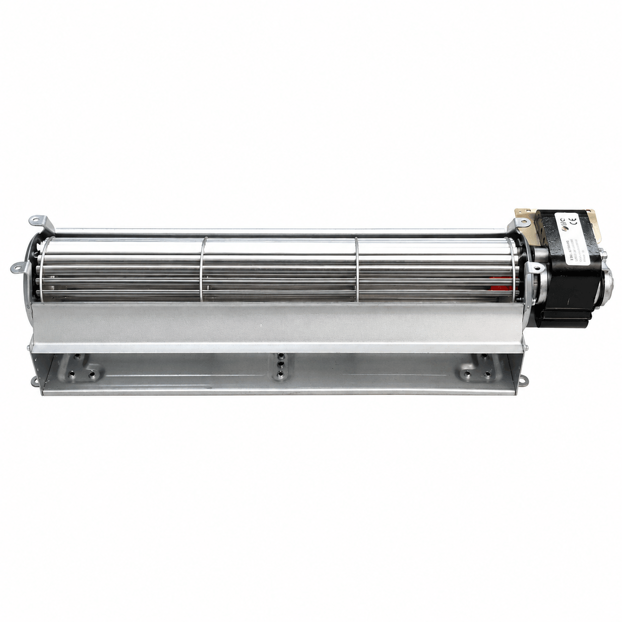 VENTILATORE TANGENZIALE 230V 50Hz PALA Ø60X270mm SU BRONZINE E CON TERMICA, MOTORE A SINISTRA